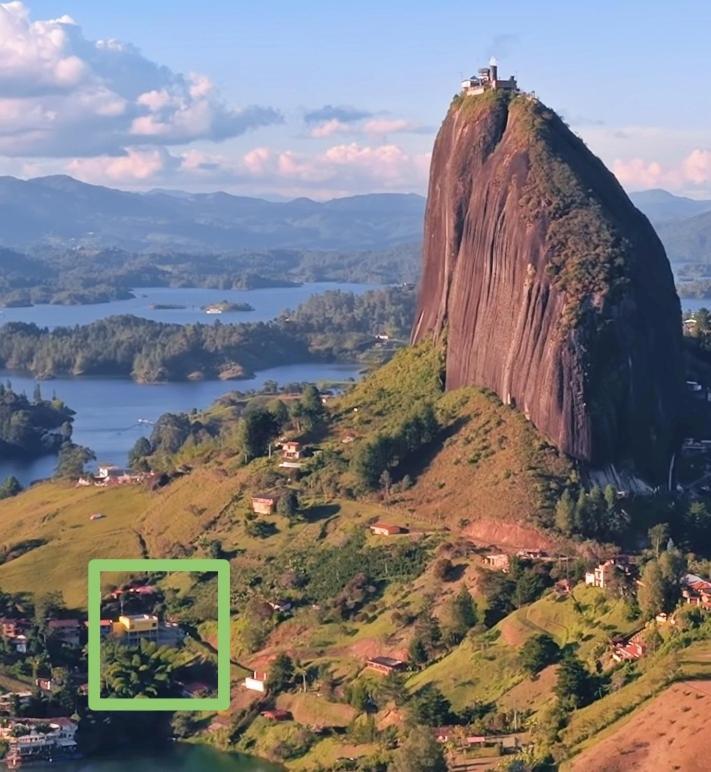 Descanso Bajo La Piedra Del Penol Guatapé Exteriér fotografie